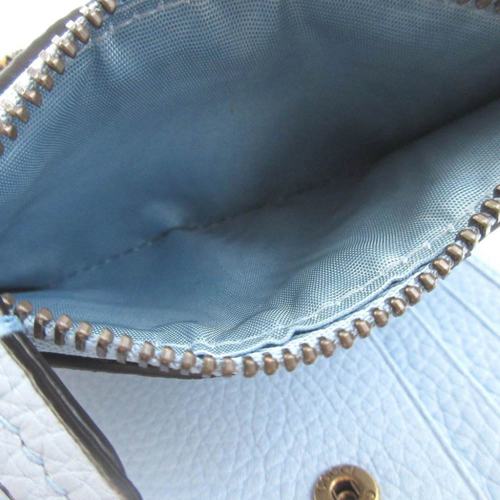 Gucci Python Leather Blue Bifold Wallet Women Unu… - image 5