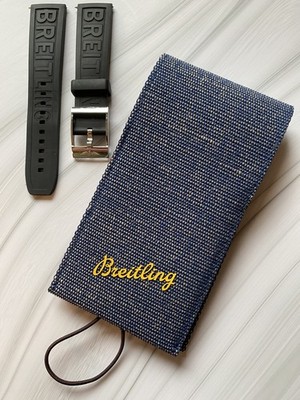 Breitling Diver Pro Kautschukarmband Armband 22-20 schwarz 152S mit Schließe 