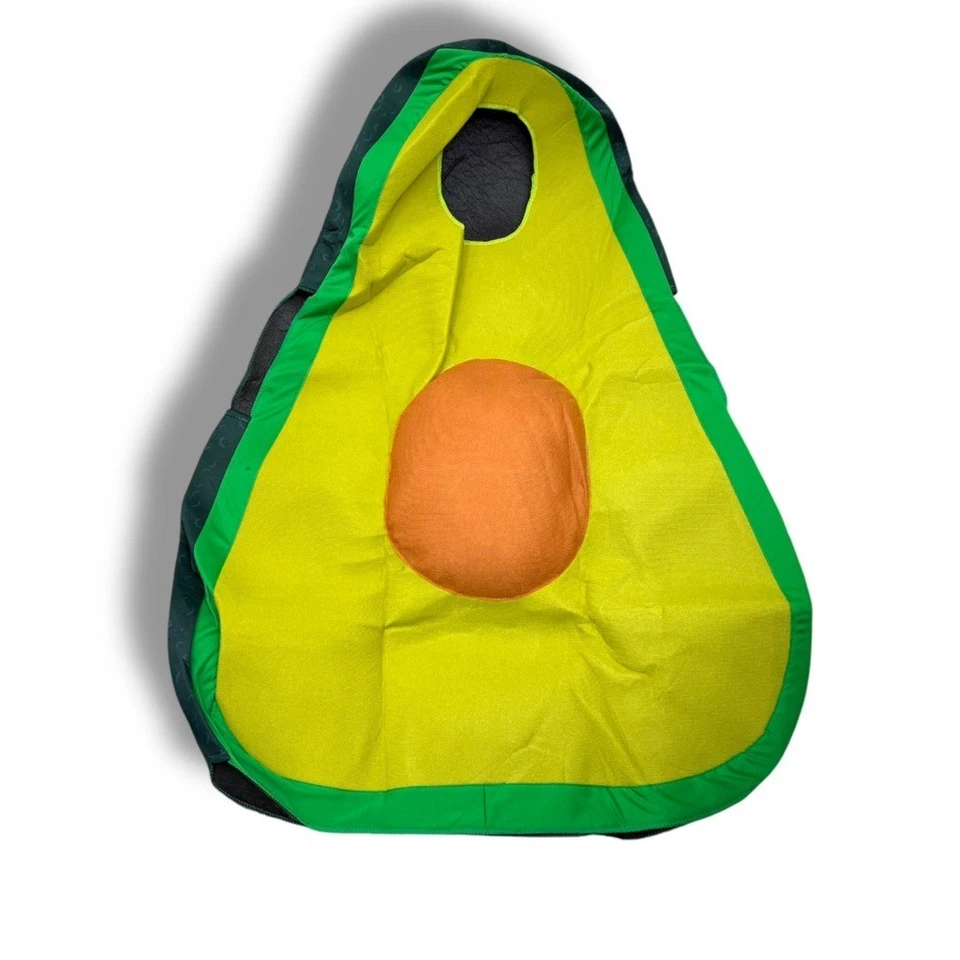 Increíble Disfraz de Aguacate Adulto Talla Única Verde Comida Túnica Halloween Foto 2 de 4