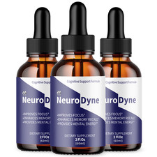  3 Pack Neurodyne Drops Nerve Health Support Supplement Neuro Dyne 90 Servings