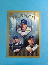 Michael Barrett Ben Davis Robert Fick 1999 Topps Baseball Card # 208 J9065