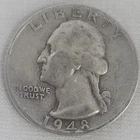 1948 S Washington Quarter in Fine Condition