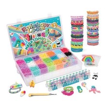 Rubber Band Bracelet Kit with 7000 Bands, Case,  Instructions for Kids