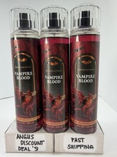 Bath  Body Works Vampire Blood Fine Fragrance Mist 8oz  3 PACK  BRAND NEW  