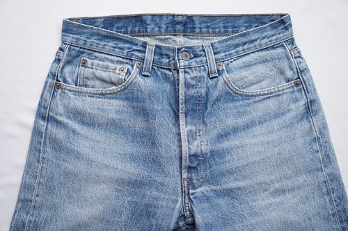 Levis 501 USA Made Straight Jeans mens size W30 L30 S Small Button Fly VINTAGE - Picture 4 of 13