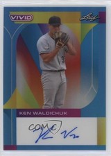 2022 Leaf Vivid Teal 1/1 Ken Waldichuk #BA-KW2 Auto 10k8