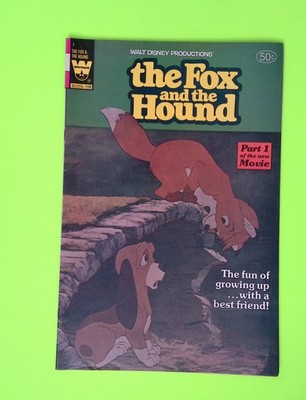 Fox and the Hound #1 1981 Whitman Publishing Mid Grade Comic Book SD23-151
