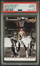 1992 UD TEAM MVP'S TEAM MVP'S #TM12 REGGIE MILLER PSA 10