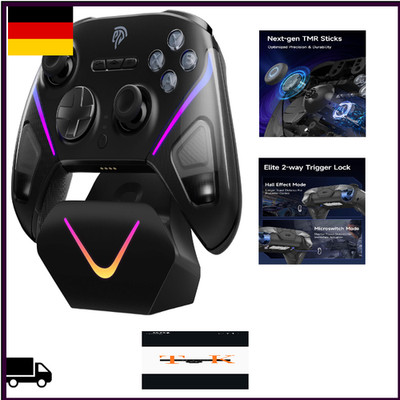 EasySMX D10 Controller PC Wireless TMR Joystick 2 in 1 Trigger RGB