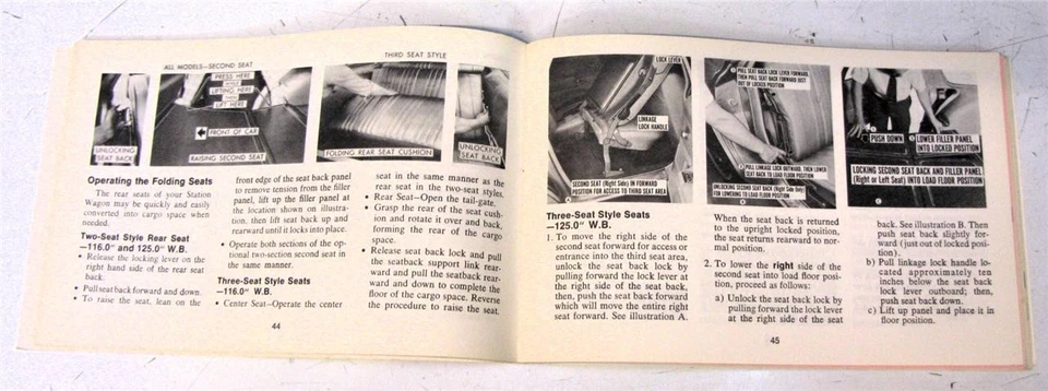 CHEVROLET Station Wagon Car Owners Handbook 1972 #6263129 ST 306-72 USA - Image 3 of 4