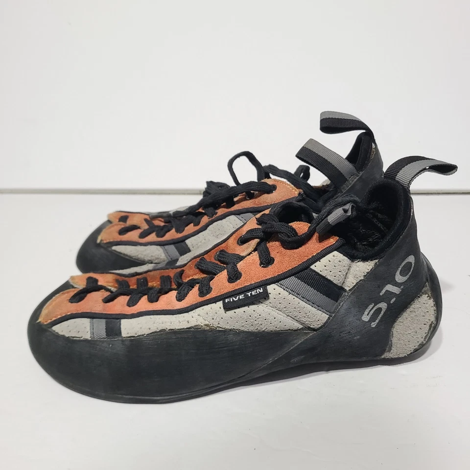 Sapatos de escalada B38 Five Ten 5.10 Stealth Onyx masculino 9.5 feminino 11 com cadarço - Imagem 3 de 4