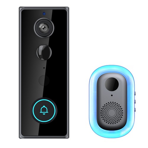 Türklingel mit Kamera HD WLAN Nachtsicht WiFi Video Funkklingel Ring Doorbell DE - Bild 7 von 20