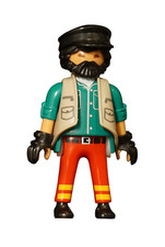 Playmobil Figur Zug Bahnhof Schaffner Vorsteher Lokführer Mütze