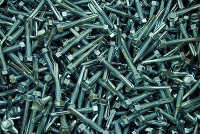 400 TEK 5 Hex Washer Head 1224 x 11/2 SelfDrilling HD Steel Screw IHW