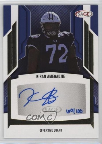 2024 SAGE HIT Low Series Auto Gold /100 Kiran Amegadjie #A-KA Auto