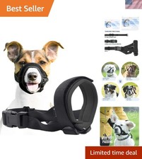 Gentle Muzzle Guard for Dogs - Prevents Biting and Unwanted Chewing Safely Se...