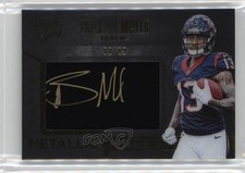2016 Panini Black Gold Metallic Marks 52/99 Braxton Miller #MM26 Auto 03xg