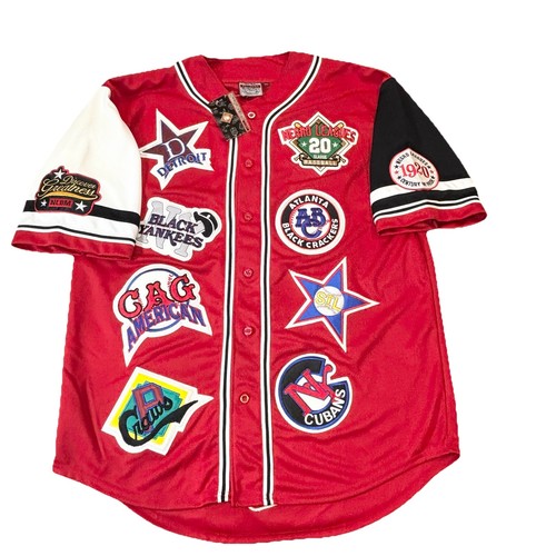Big Boy Headgear NLBM Negro Leagues Baseball Museum Multi-Patch Jersey 2xl Red