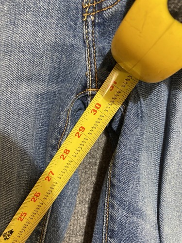 Levi's 501 Button Fly Boys Size 16 28x30 Blue Medium Wash - Picture 9 of 9