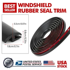 Rubber Seal Weather Strip Window Windshield Sunroof Weatherstrip 6M Molding Trim