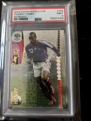 2006 Panini World Cup Germany Thierry Henry #109 France PSA 9 | eBay