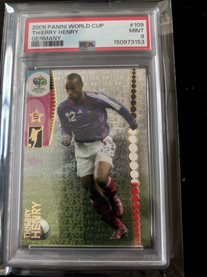 2006 Panini World Cup Germany Thierry Henry #109 France PSA 9 | eBay