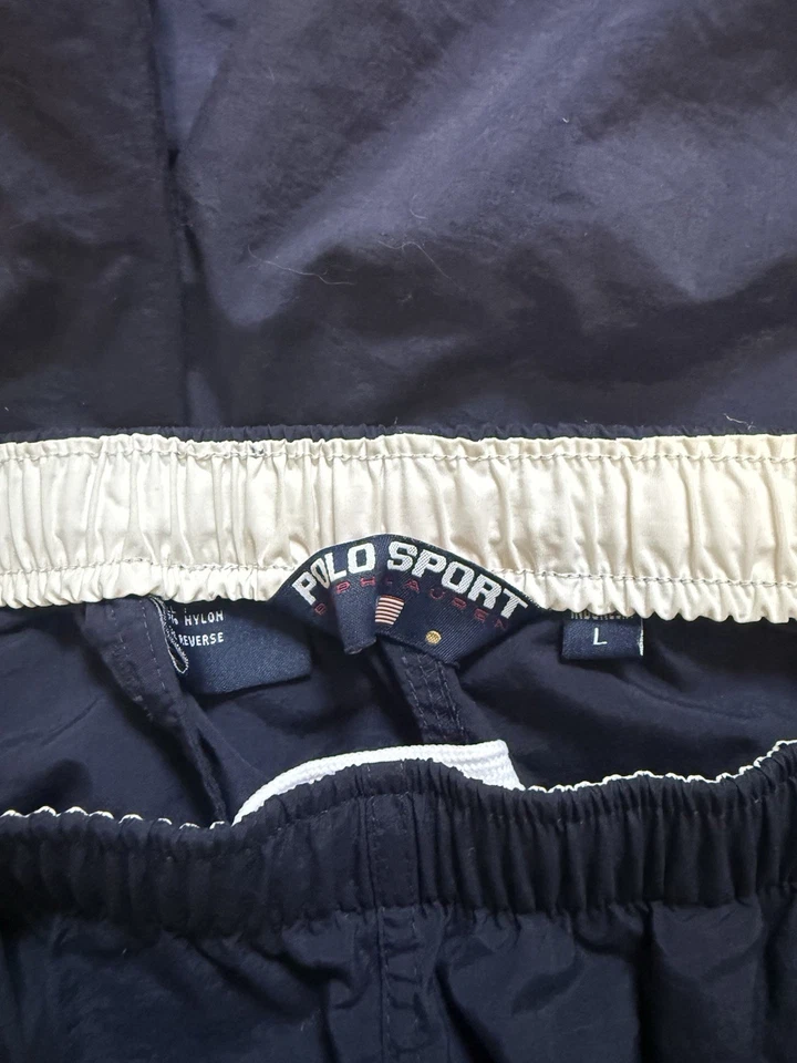 Pantalones Cortos Ralph Lauren Polo Deportivos de Nylon Talla L Foto 3 de 3