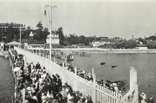 Crystal Beach Ontario Boardwalk 1910s Professional Photo Lab Reprint 1 - 第 1/1 張圖片