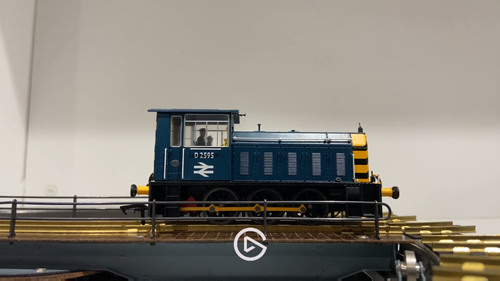 Heljan 2522 Class 05 Hunslet Shunter D2595 BR Blue Wasp Stripes As Preserved DCC - Picture 5 of 18