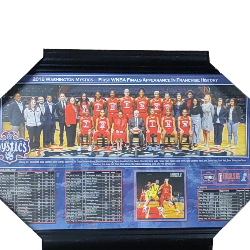 Washington Mystics 2018 WNBA 1st Final Framed Photo Capital One Arena Basketball - Image 2 of 4