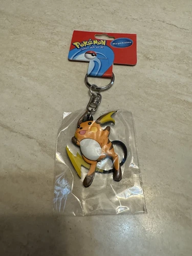 Pokemon Nintendo 2000 Raichu Keychain New in Collectible Blister