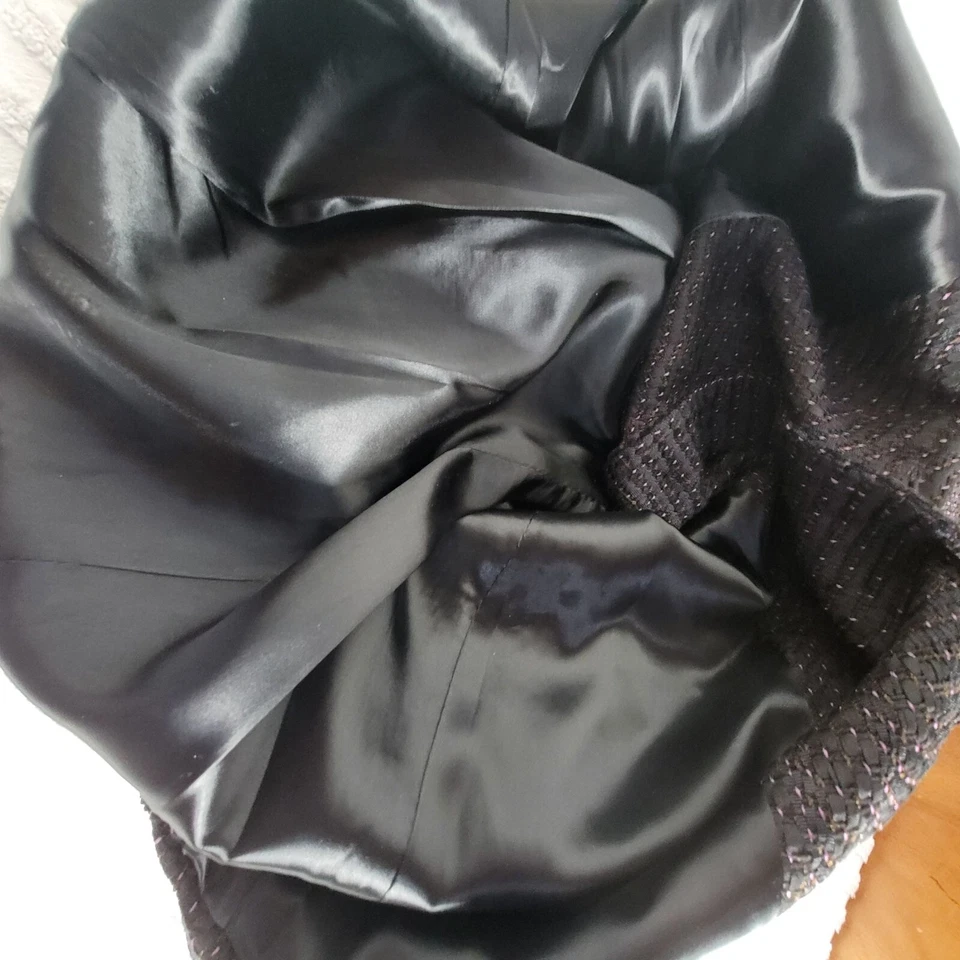 Vintage Deborah Cross Textile Artist Button-Up Women Jacket Mandarin Collar NWOT - Image 3 of 4