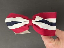 NWT Janie and Jack Bow Headband Maroon Navy White Fall 2018