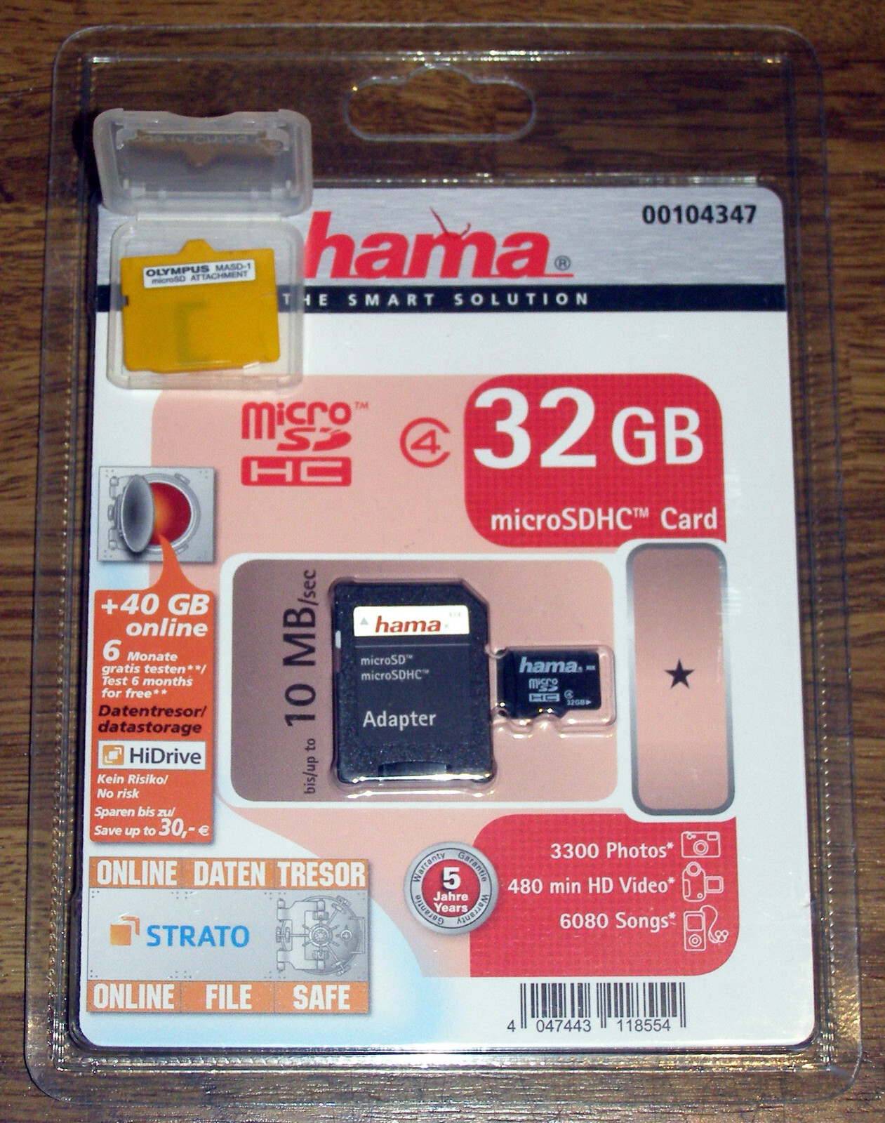 TF/xD picture card Adapter gelb & 2 / 4 / 8 / 16 / 32 GB microSD Card