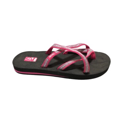 Teva Women's Olowahu Mush Flip Flops Sandals Pintado Raspberry 6840