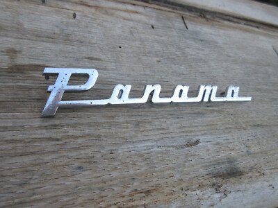 1954 Packard Panama script emblem 7 1/8