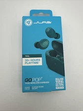 NEW JLab Go Pop True Wireless Bluetooth Earbuds, Teal