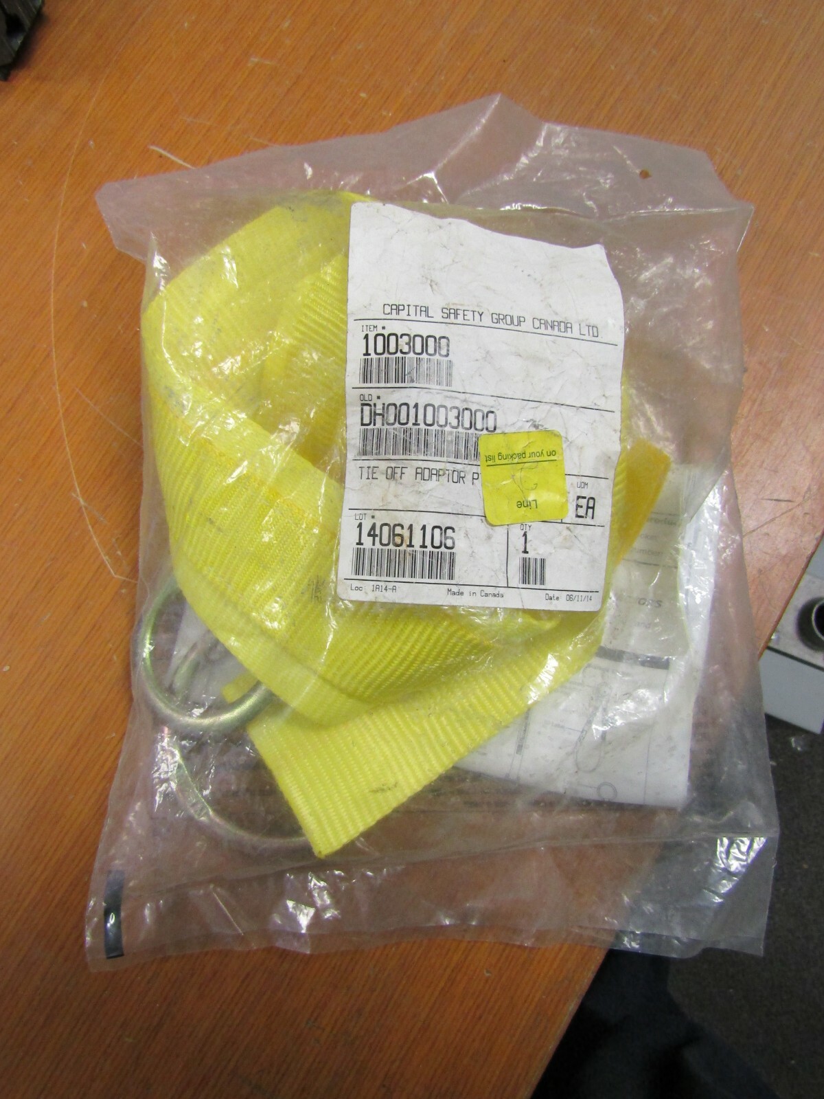 DBI-SALA Capital Safety Group 1003000 3' Tie-Off Adapter for sale ...