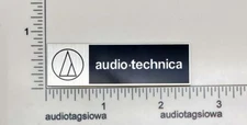 Audio-Technica Badge Silver Aluminum Custom Made - Black Version