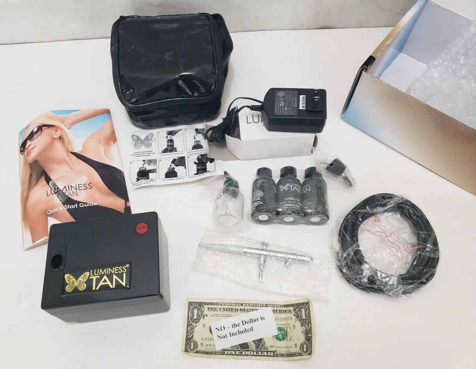 Luminess Tan 喷枪鞣制套装 - 化妆家用套件 - 部分零件密封 - 中号 — 第 2/4 张图片