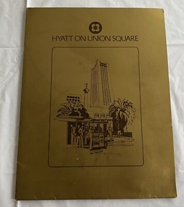 Rare Hotel Penthouse Room Packet HYATT Union Square San Francisco