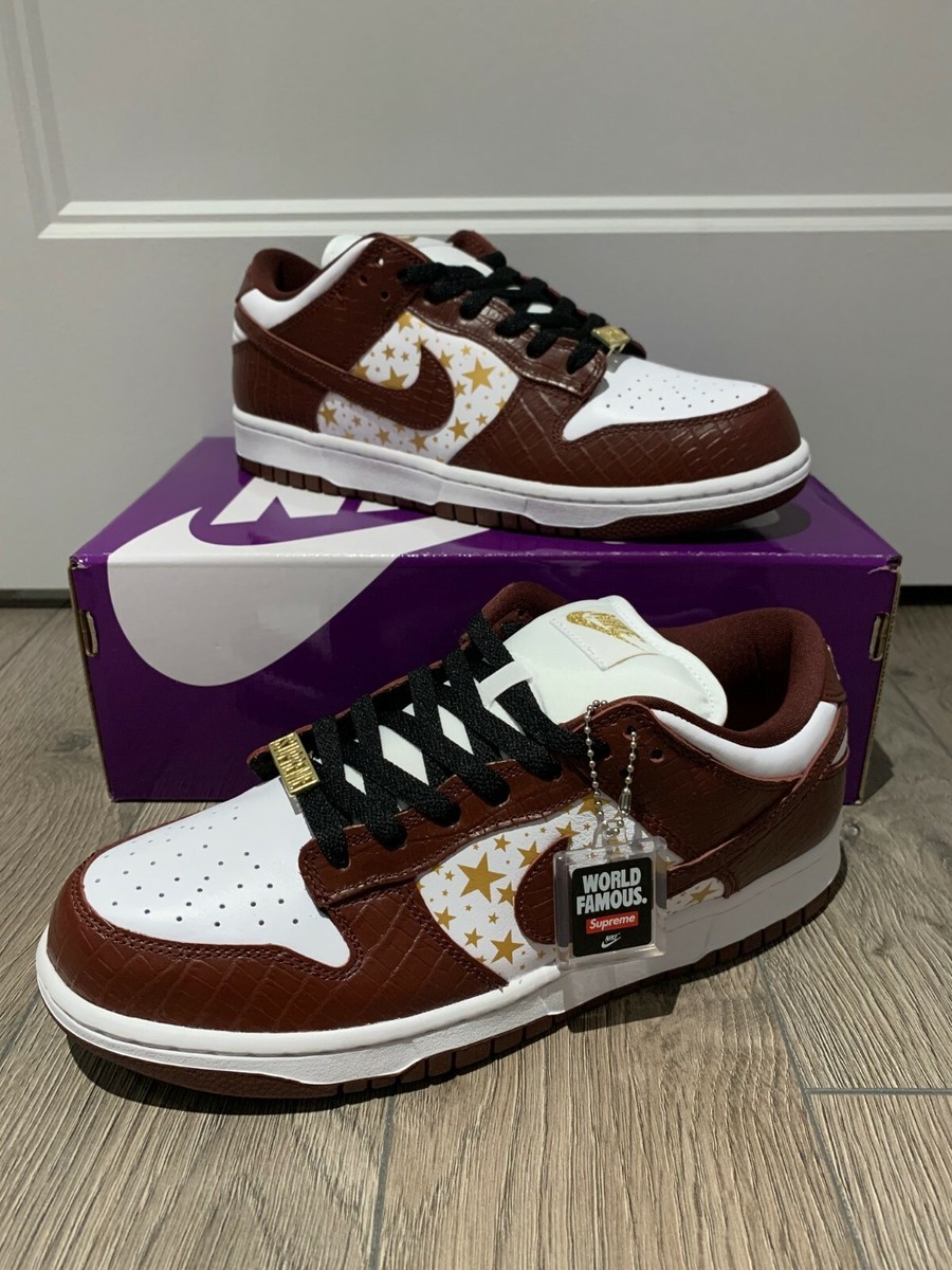 Nike SB Dunk Low Supreme Barkroot Brown