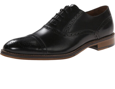 Johnston & Murphy Conard Dress Shoes black calfskin size:9M 
