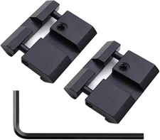 2 X Dovetail 11mm to 20mm Picatinny Rail Adapter Mount Scope Mounts Base