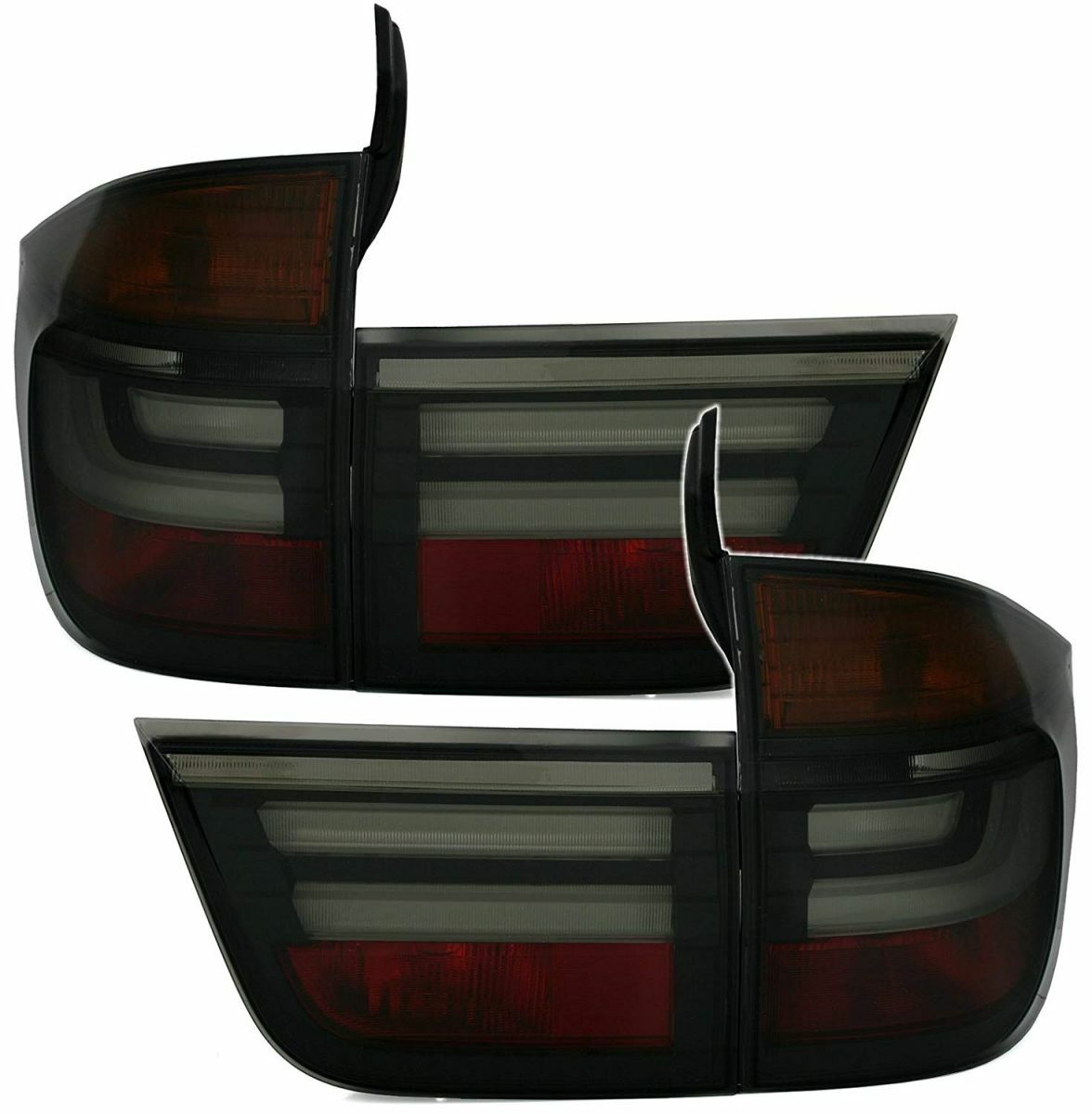 SMOKED REAR TAIL LIGHTS FOR BMW X5 E70 LED PREFACELIFT