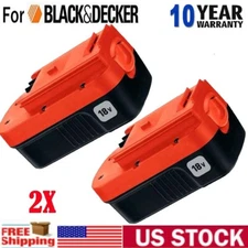 2-Pack 18V for Black and Decker HPB18 18 Volt 4.0Ah Battery HPB18-OPE 244760-00