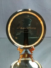 VINTAGE 11.5" Standard Oil Company Commemorative Charger 1970 SMOKED GLASS