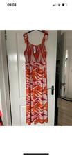 BNWT Ladies Red Print Maxi Dress, Matalan, UK12