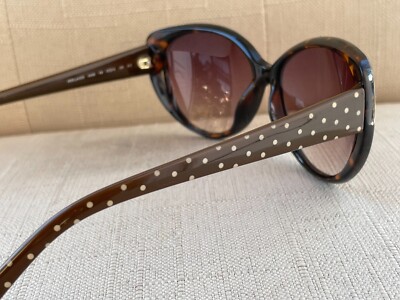 Kate Spade New York Women Sunglasses Brown w/ White Dotted ADELLA 57[]14 135 Kate Spade New York Women Sunglasses Brown w/ White Dotted  main image 4