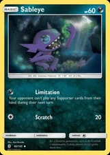 Pokemon Sableye (80/169) Guardians Rising LP
